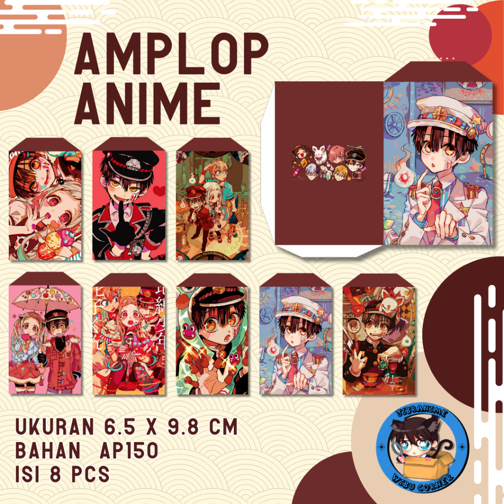 

AMPLOP LEBARAN ANIME TOILET-BOUND HANAKO-KUN