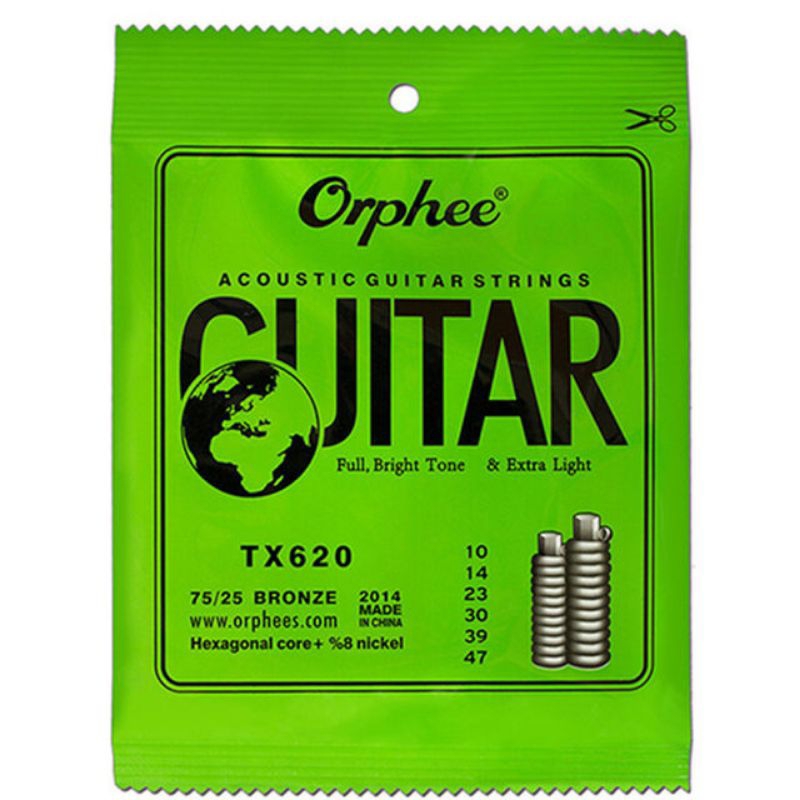 SENAR GITAR AKUSTIK ORPHEE TX620 SENAR GITAR ORPHEE 0,10 ORIGINAL
