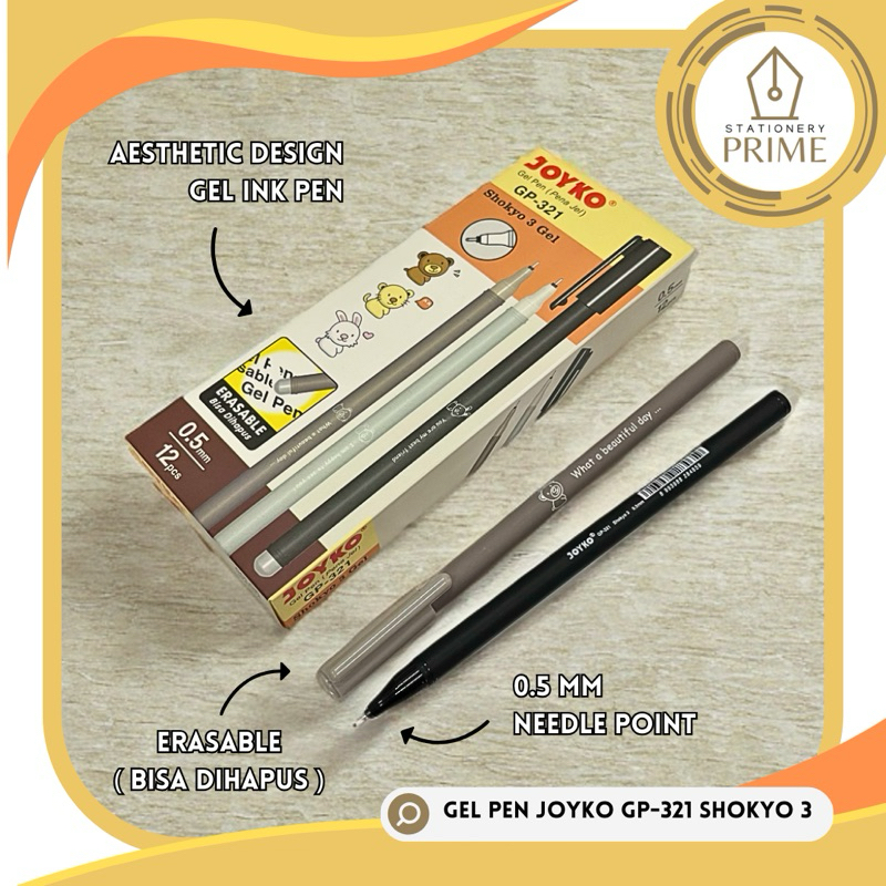 

Erasable Gel Pen Pulpen Hapus Joyko GP-321 Shokyo 3