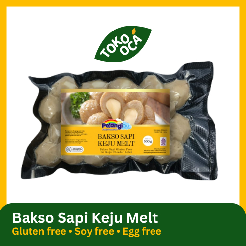 

Baso Sapi Keju Pelangi gluten free, egg free, non msg, non pengawet (300 g)