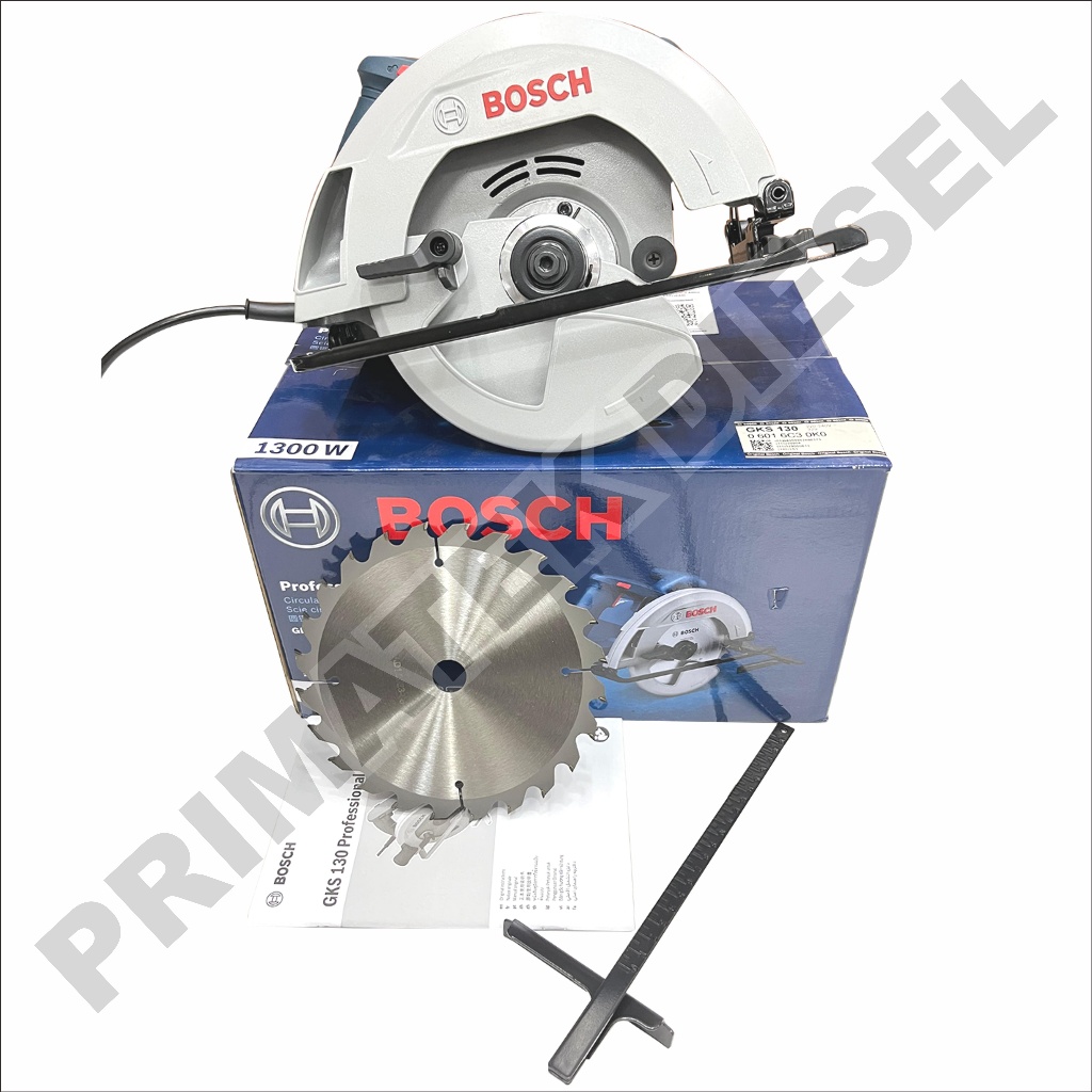 Mesin Gergaji Kayu 7" GKS130 BOSCH / Mesin Circular Saw Potong Kayu Sirkel Listrik 7 Inch GKS 130 BO