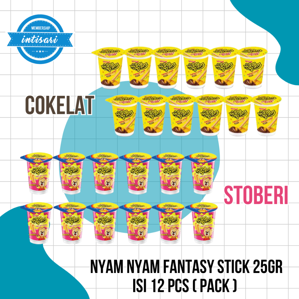 

Nyam Nyam Fantasy Stick 25gr ISI 12 PCS ( PACK )