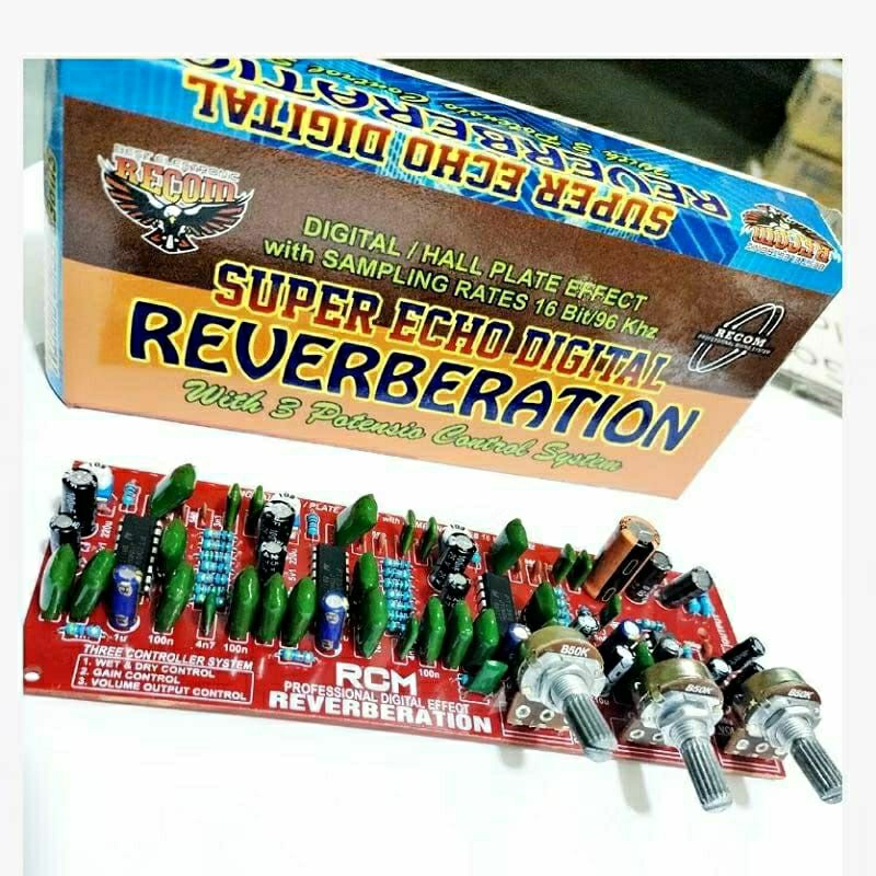Kit echo REVERB NYESS 3 Potensio 3 ic pt2399 RCM