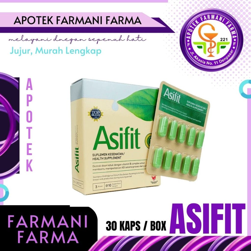 ASIFIT 10 TABLET STRIP MEMPERLANCAR ASI