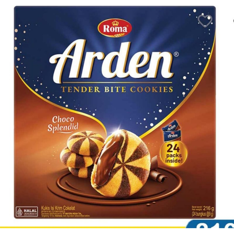 

Roma Cookies Arden Choco 216g