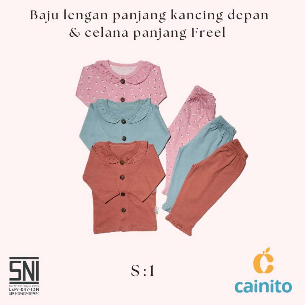Setelan anak cainito 3pcs ((CAINITO))