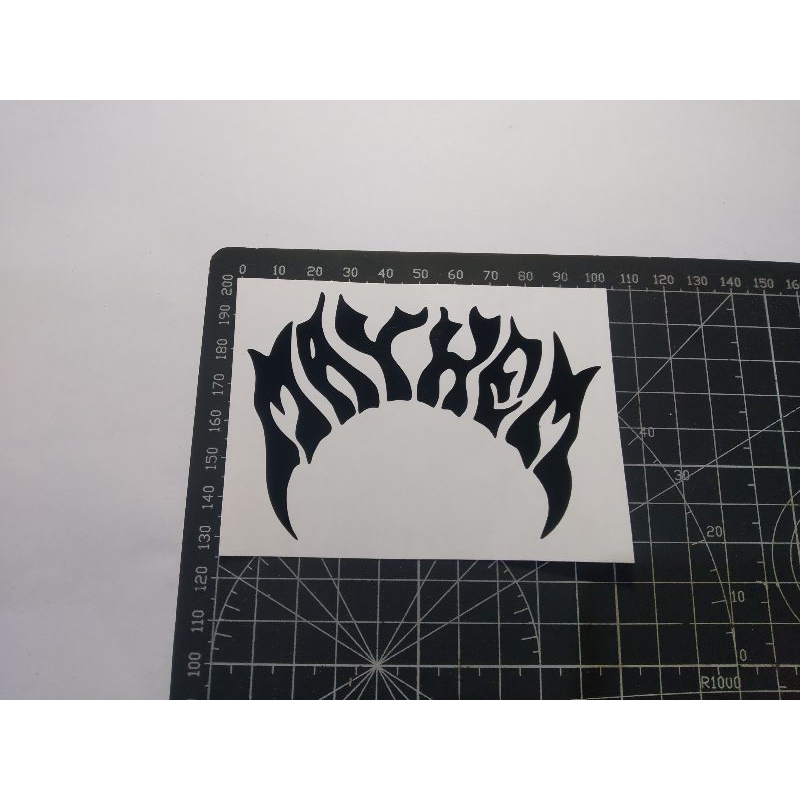 

stiker cutting mayhem