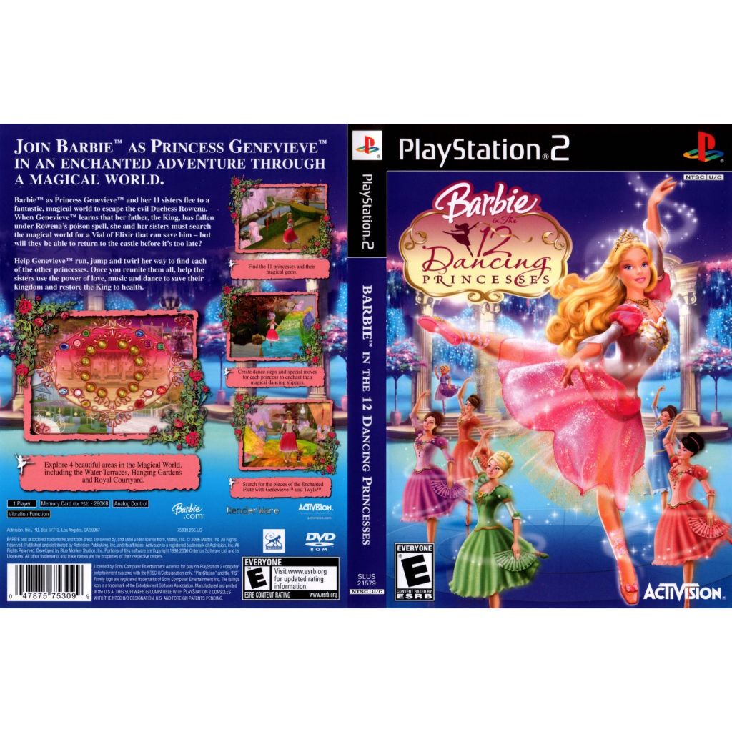 Barbie in the 12 Dancing Princesses GAME PS2 UNTUK PC LAPTOP ANDROID - EMULATOR