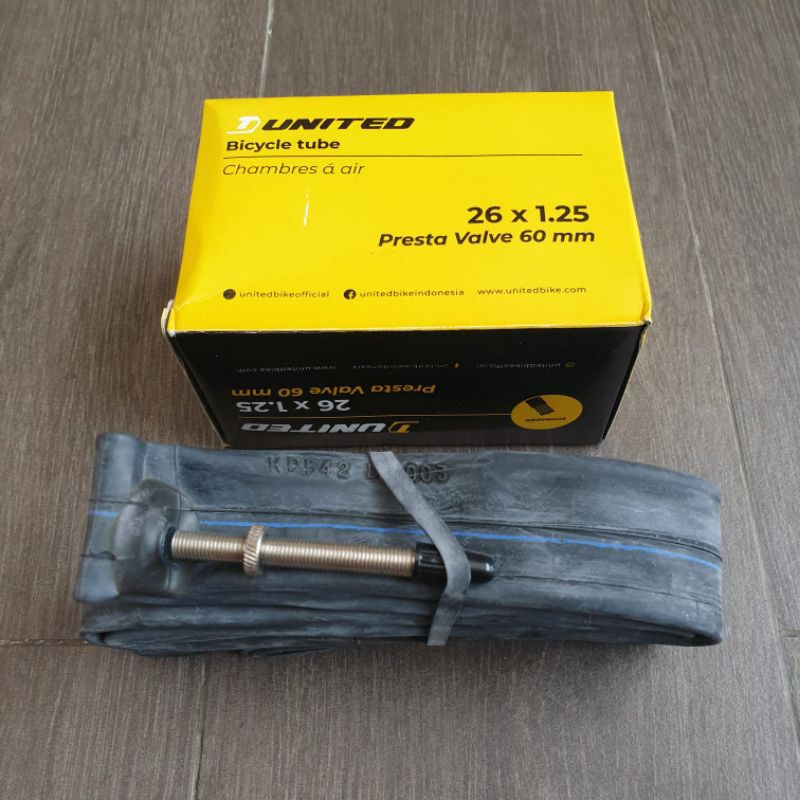 Ban Dalam United 26 x 1.25 FV60