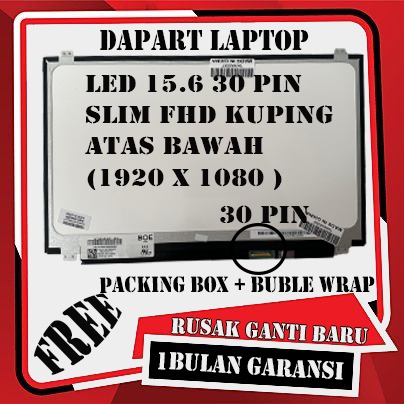 LED LCD LAYAR Fujitsu LIFEBOOK A357 15.6 Slim 30 PIN AB FHD 1920 x 1080