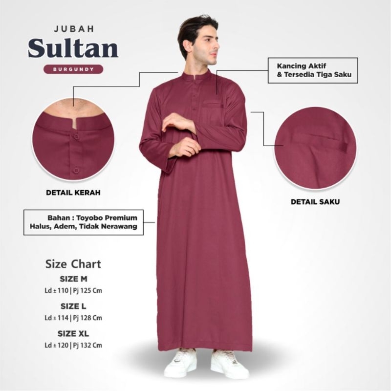 CUCI GUDANG RESTOKK GAMIS PRIA JUBAH SULTAN JUBAH BY ZARRA GALLERY
