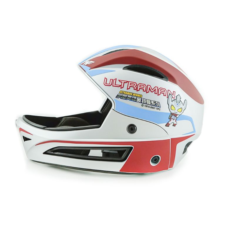 Helm Sepeda Pushbike Gipsy WWW Pro Ultramen Helm Fullface Anak