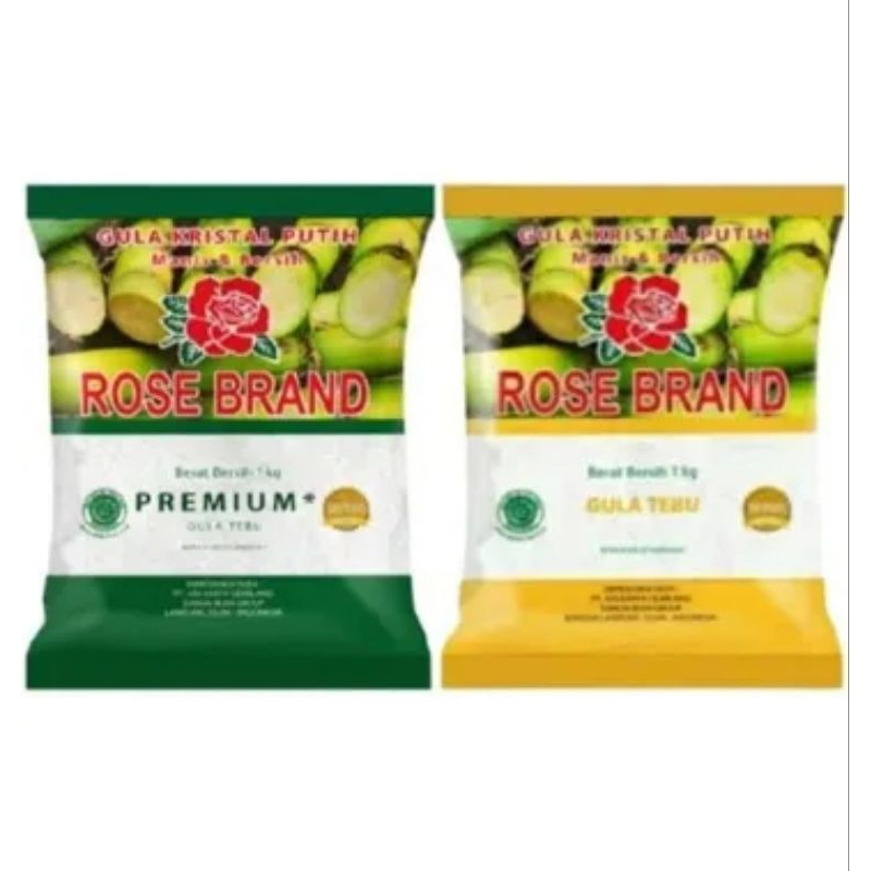 

gula rosebrand 20kg, gula kemasan 1kg merk rose brand