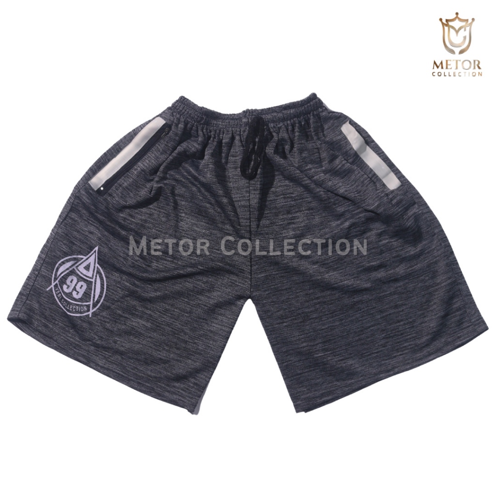 Celana Pendek Pria Training Pendek Jumbo Halus Kantong Resleting Celana Kolor Pria Celana Futsal Cel