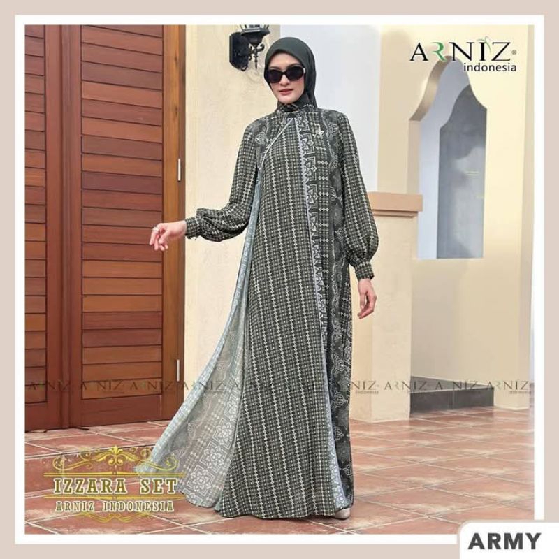 Gamis Izzara Set Gamis Original Terbaru By Arniz