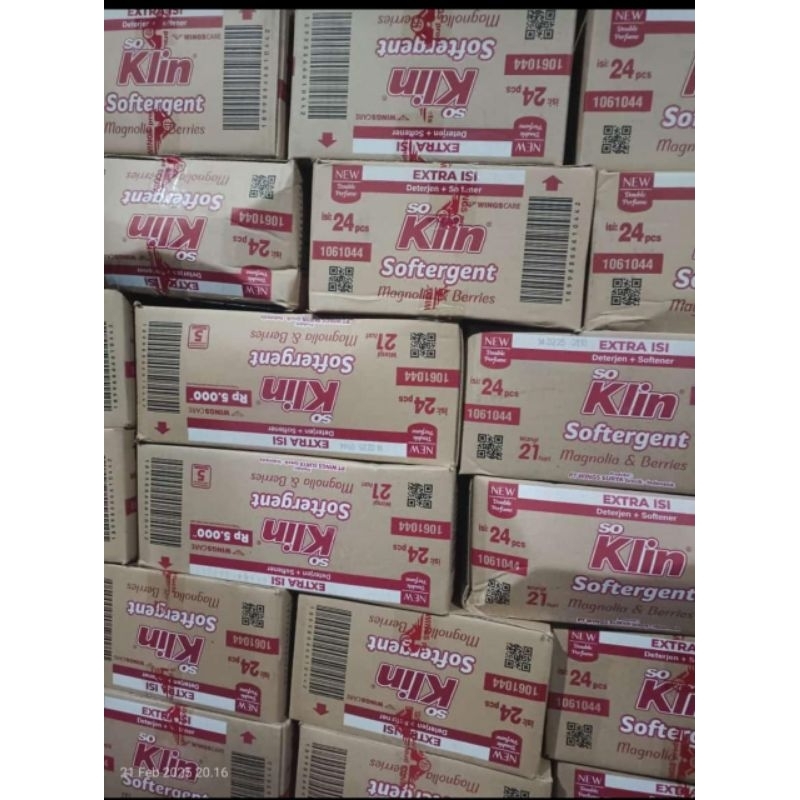 PROMO 1DUS SOKLIN DETERJEN BUBUK KEMASAN 5000 ISI 24