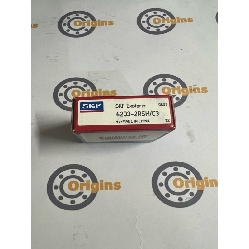 BEARING 6203 2RS C3 SKF ORIGINAL 6203-2RSHC3 ID 17mm x OD 40mm x 12mm