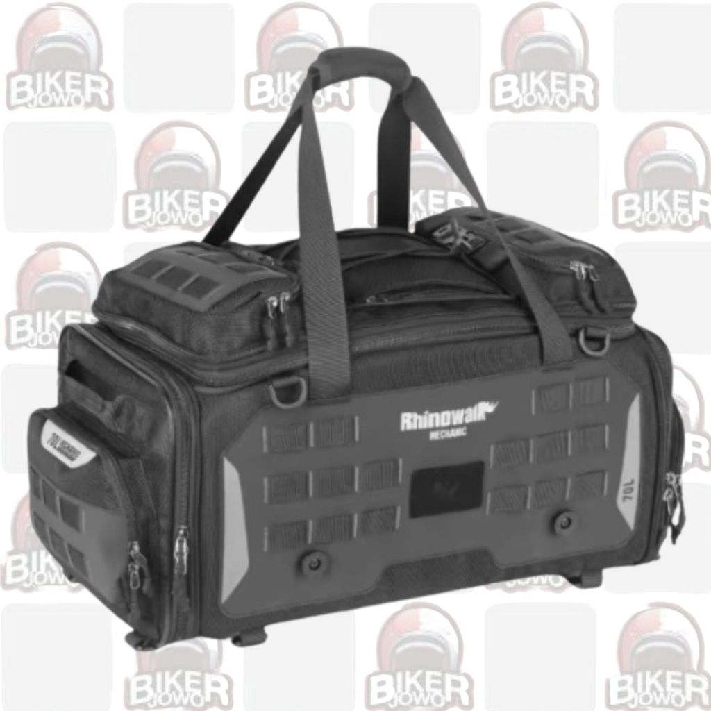 ⁠Rhinowalk MJX2003 Tailbag Touring Long Distance Motorcycle Travel Bag With Waterproof Cover
