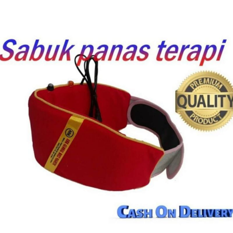Bantal Panas Herbal Sabuk Terapi Kesehatan Punggung, Perut, Pinggang (BISA COD) Global Belt Magnetik