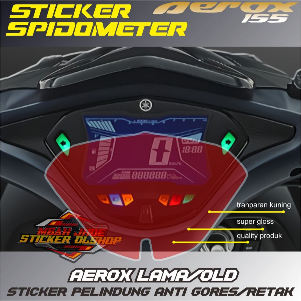 STICKER PELINDUNG SPEEDOMETER AEROX LAMA