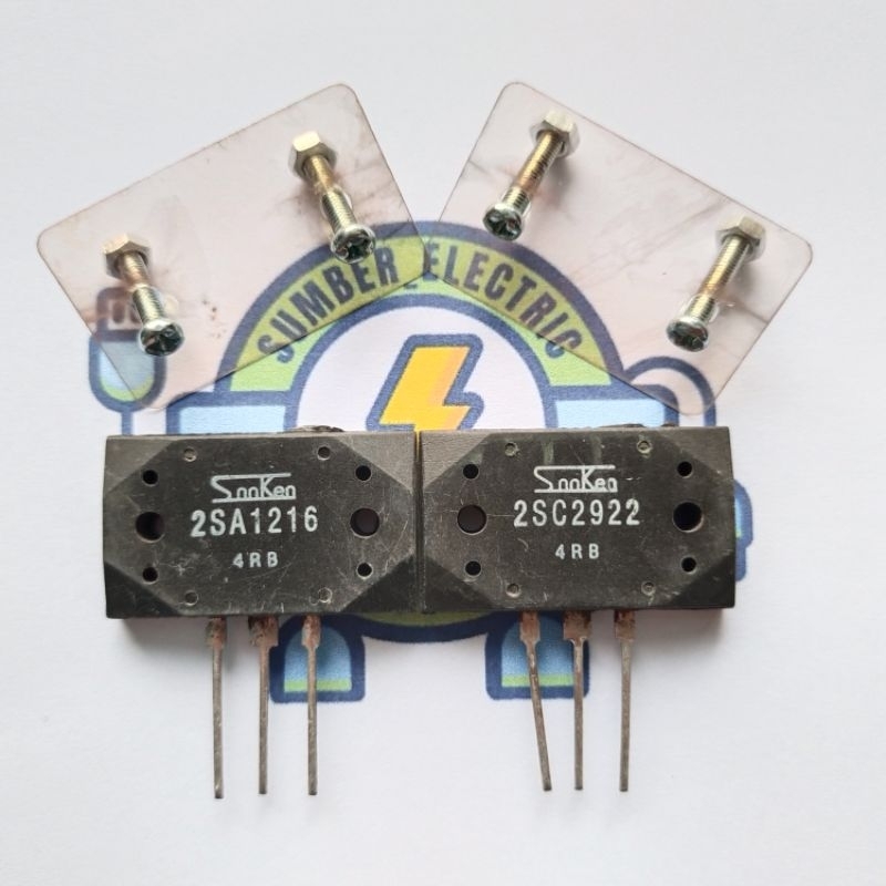 1 SET TRANSISTOR SANKEN 4RB PLUS MIKA RING & BAUT KW