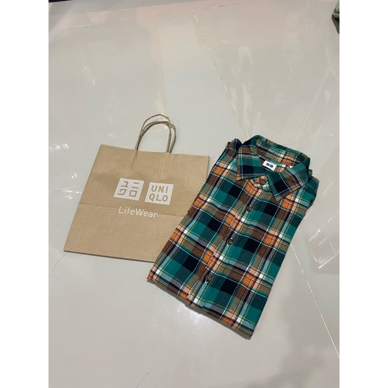 Uniqlo Flanel Hijau