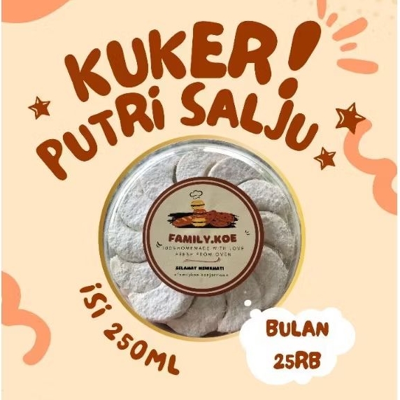 

Kue Kering Putri Salju 250ml