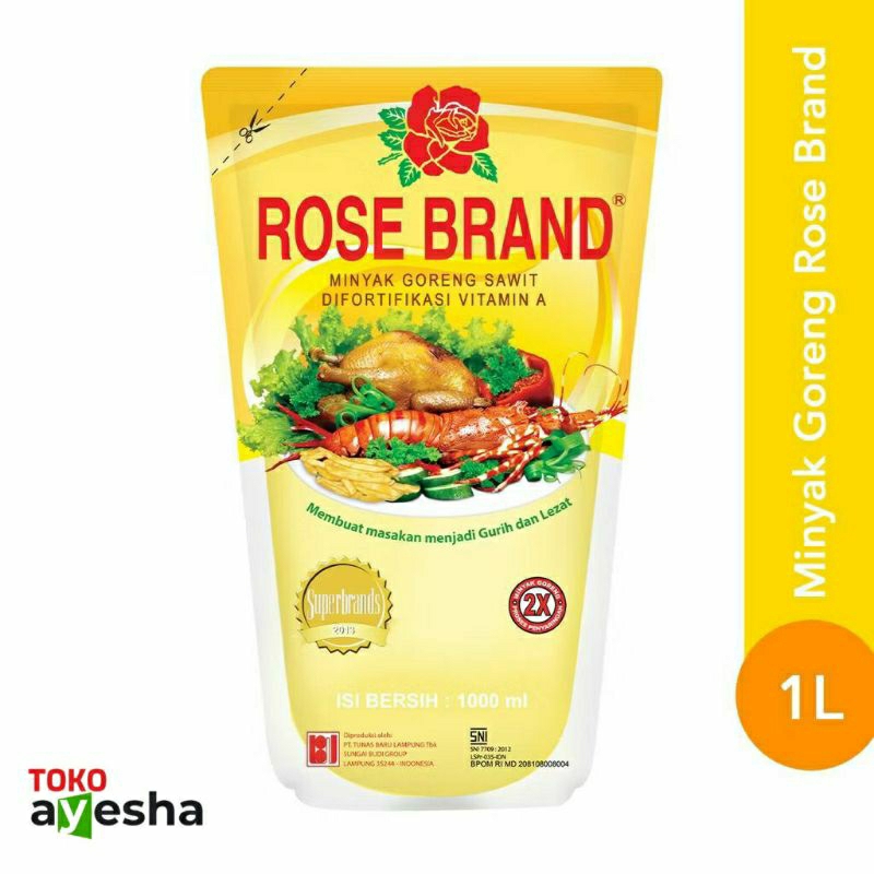 

Minyak Goreng Rose Brand 1 Ltr