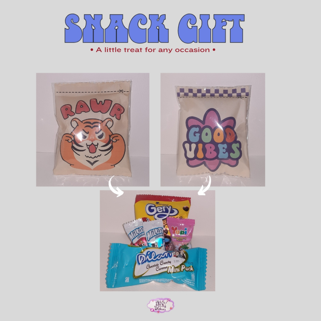 

Mini Snack Gift||A Little Treat for Any Occasion!~_~ULANG TAHUN~_~GRADUATION~_~NEW FRIENDS~_~FAMILY~_~FREEBIES~_~IDUL FITRI~_~GIFTS~_~HAPPY MEALS~_~MINI GIFTS~_~