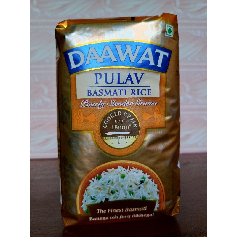 

Beras Basmati Daawat Pulav 1kg