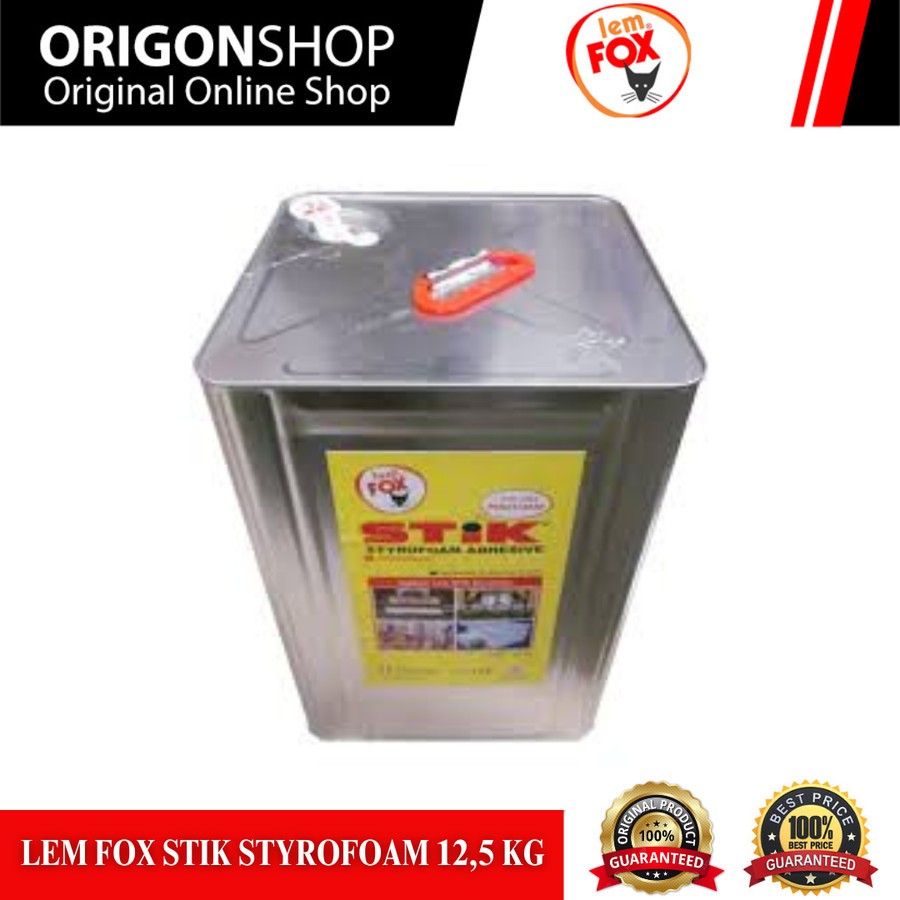 

Lem Fox Stik Styrofoam Blek 12,5 kg Lem Styrofoam Lem Gabus
