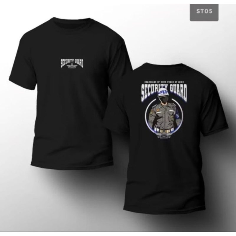 KAOS TACTICAL SECURITY GUARD LENGAN PENDEK BAJU OBLONG PRIA