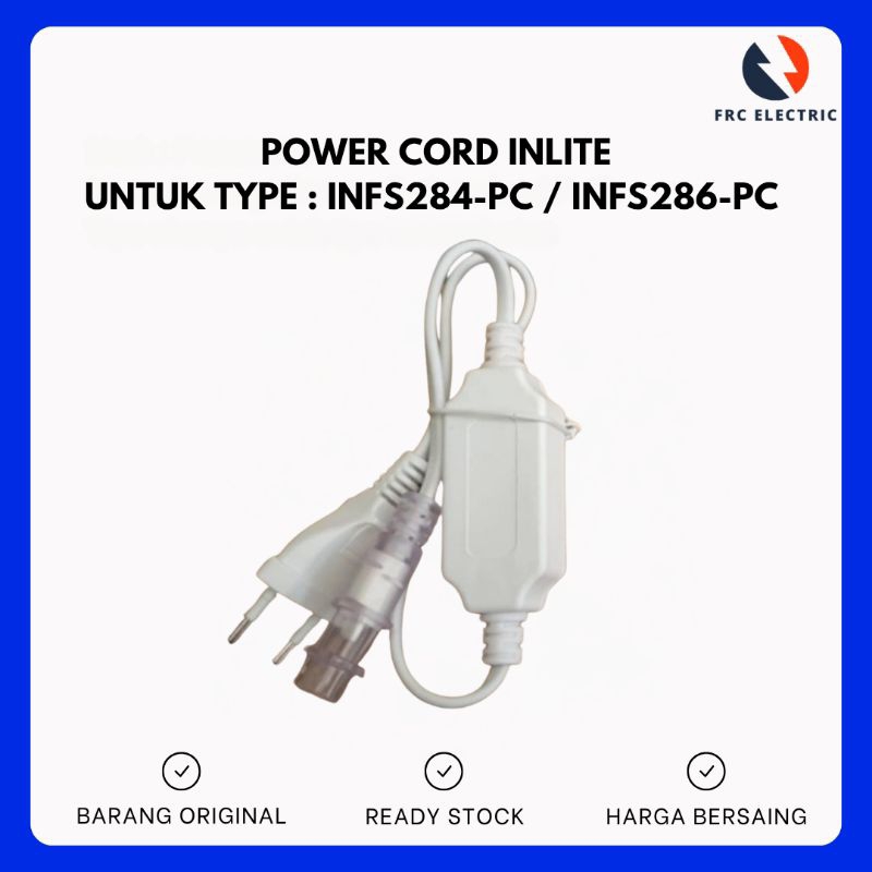 Power Cord Flexible Strip Inlite INFS286 INFS284 - Adaptor Lampu LED Strip