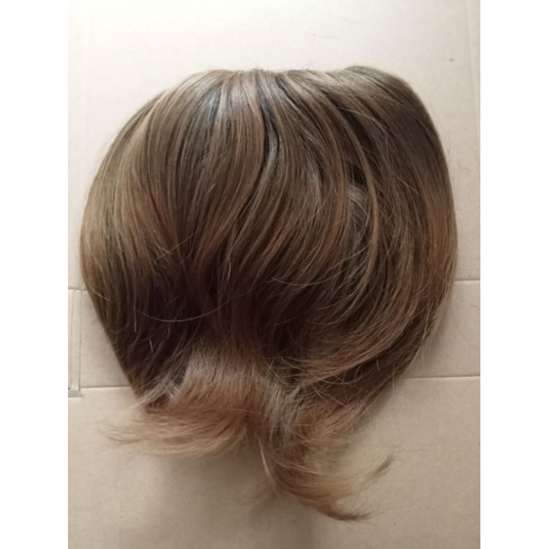 Wig Toupee / Rambut tambal Botak/wig Sintetis.