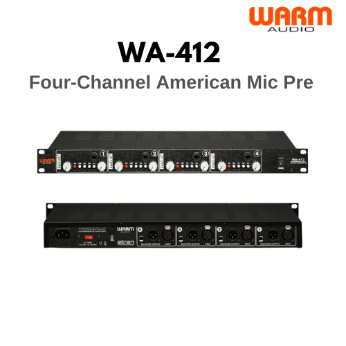 WarmAudio WA-412 Four-Channel American Mic Pre