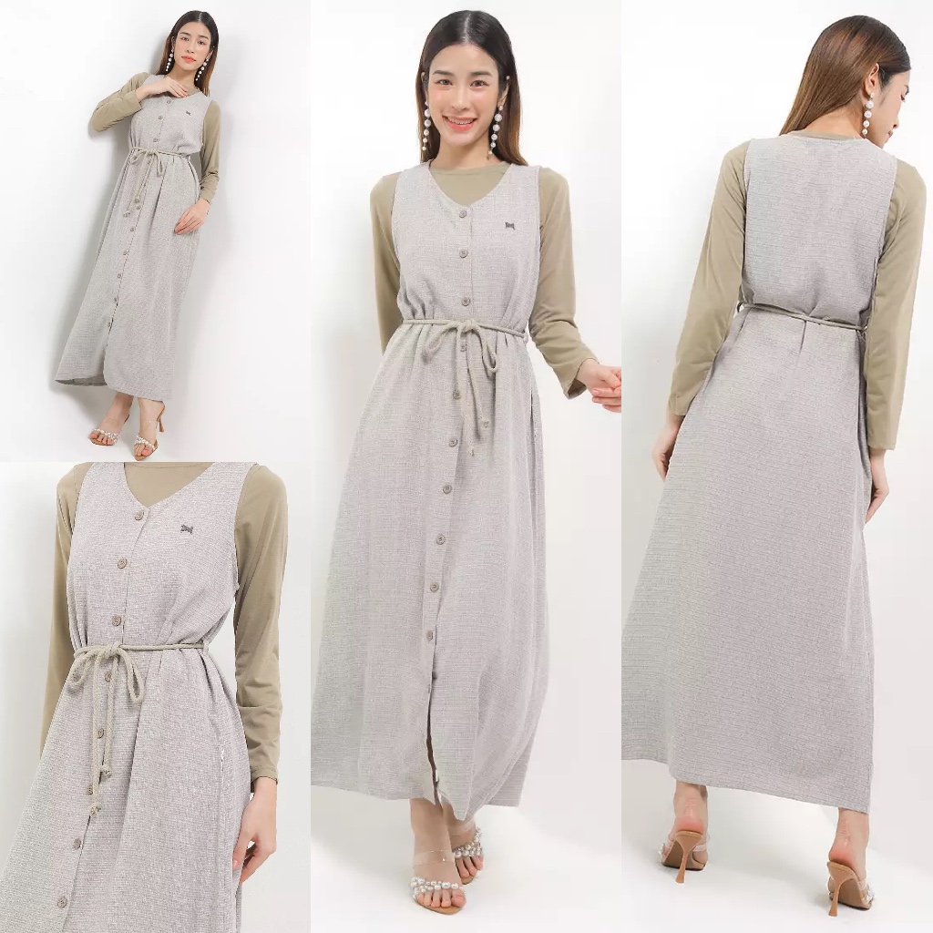 EXPAND Bushra Dress Original (Pakaian Dress Wanita ss)