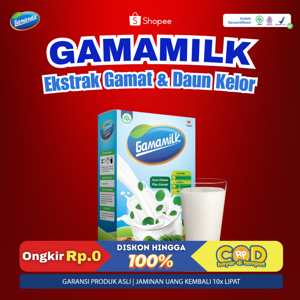 

GAMAMILK - Susu Etawa Dengan Ekstrak Kolagen dan Daun Kelor
