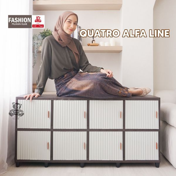 Lemari Plastik Quatro: Simpel, Kuat, dan Serbaguna