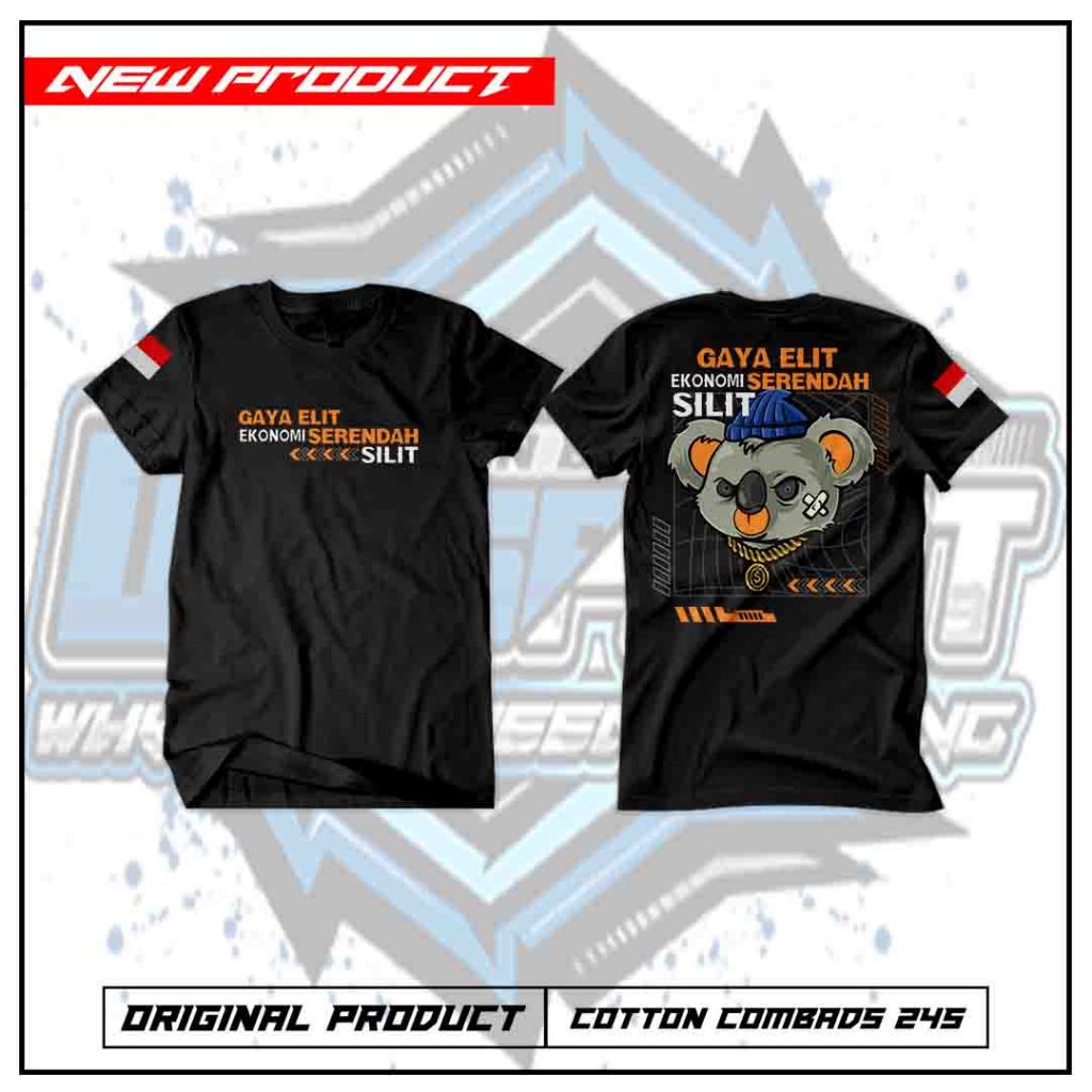 Promo Kaos MKNKTBRT 25 / Kaos QUest / Kaos Kata jawa / Kaos Keren / Kaos Viral / Kaos pekerja keras 