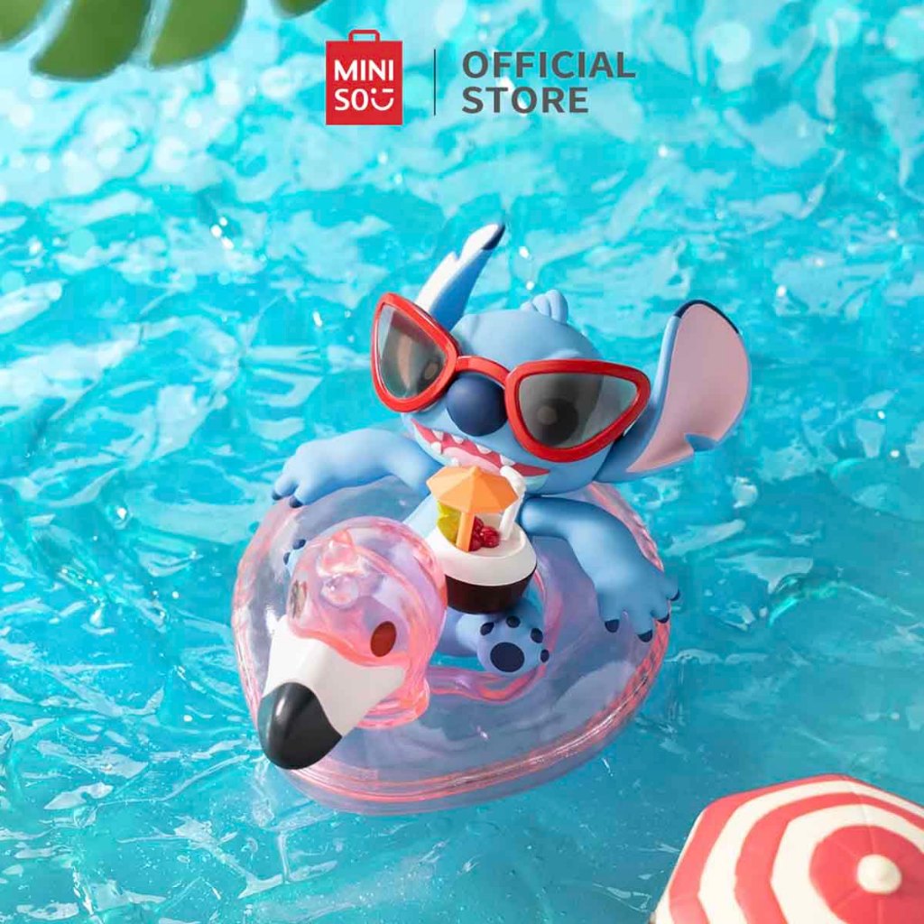 Miniso Disney Stitch Summer Carnival Series Figures Blind Box Action Toys Figure
