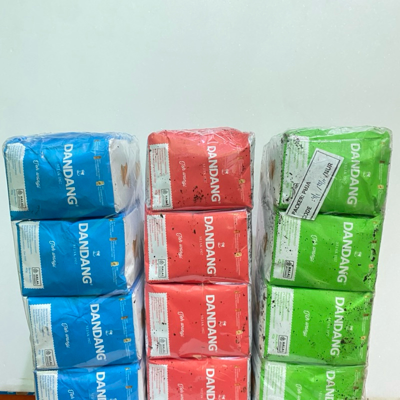 

PAKET Teh Dandang ( Hijau Merah Biru ) 40gr x 30 pcs | Jak shopee