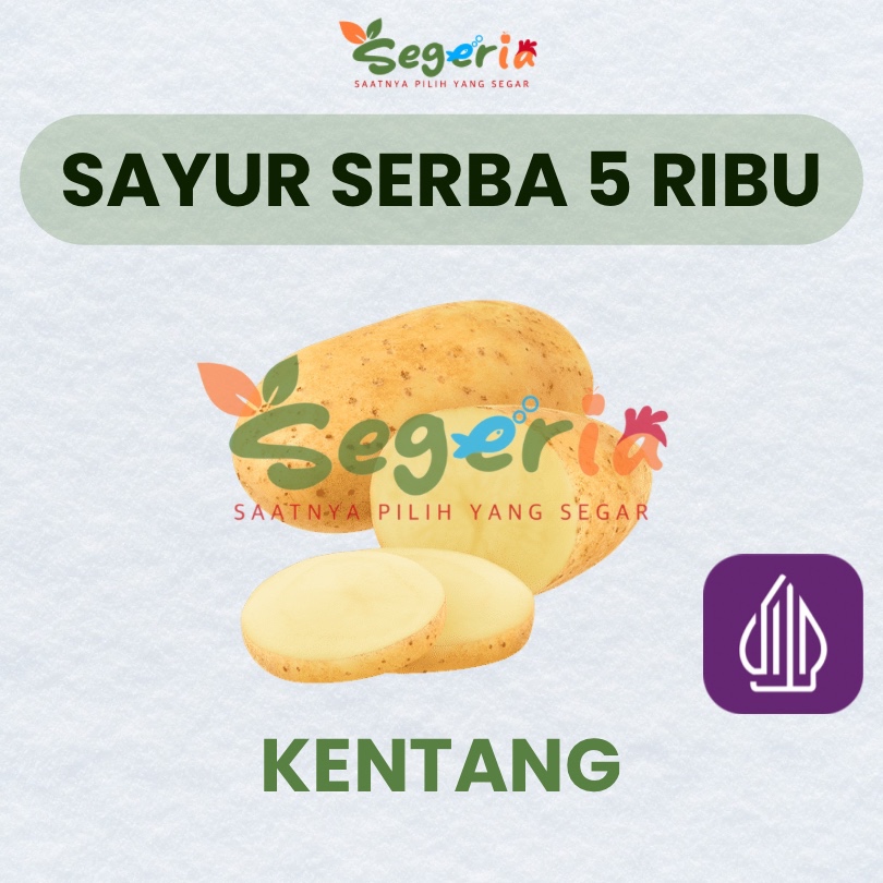 

KENTANG -Sayur Serba 5 ribu