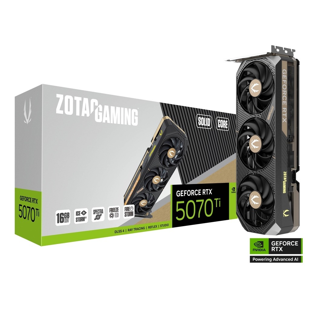 ZOTAC GAMING GeForce RTX 5070 Ti SOLID