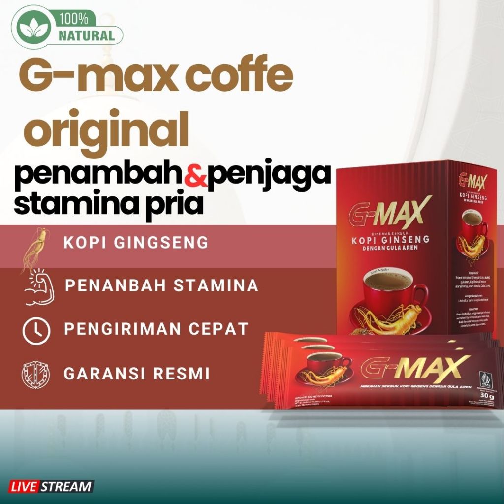

KOPI G-MAX,,,KOPI PENAMBAH STAMINA DAN PENUNJANG PERFORMA PRIA