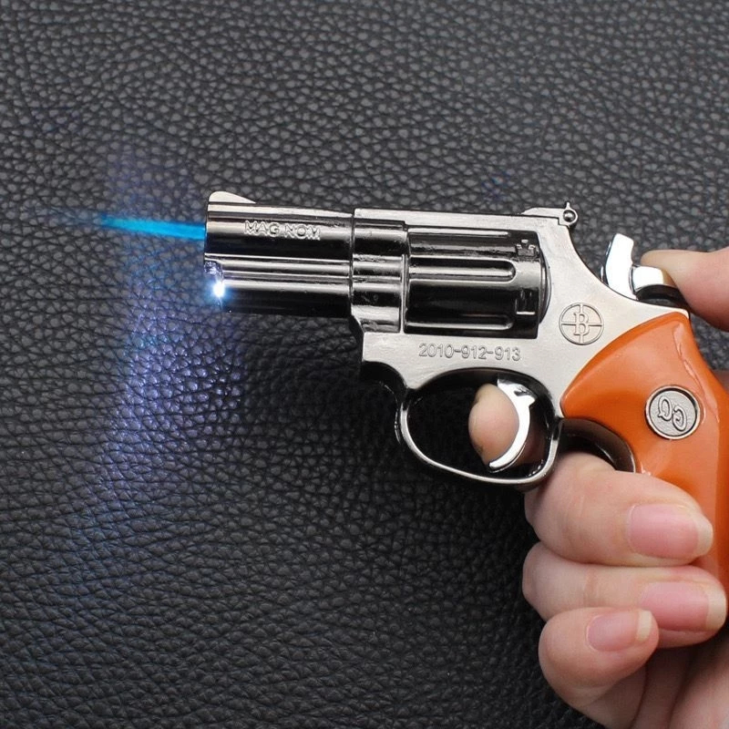 Korek Api Unik Model Pistol ,isi ulang Gas