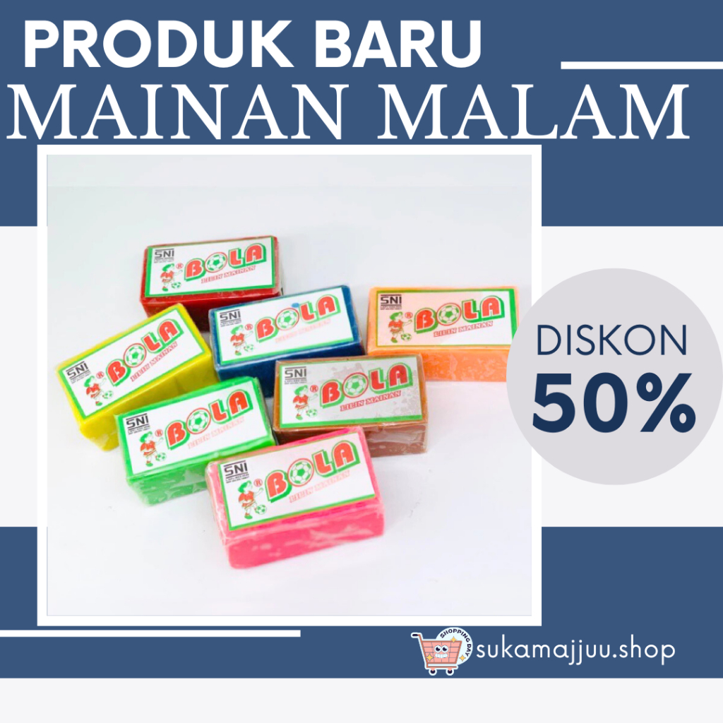 MAINAN MALAM/MAINAN LILIN||MAINAN EDUKASI/MALAM LILIN ((6 WARNA))