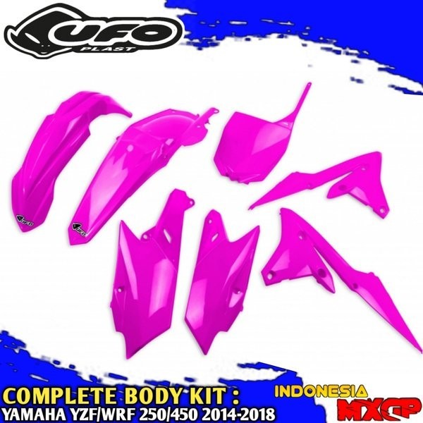 YAMAHA YZ - YZF 250 450 F 2014 2015 2016 2017 2018 - UFO COMPLETE PLASTIK KIT - COVER BODY SET MOTOC