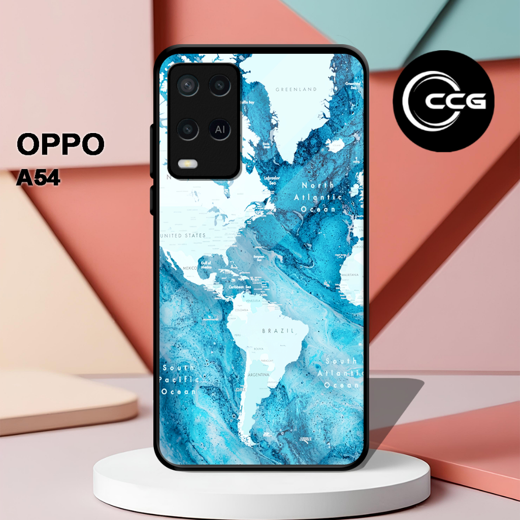 ( LV 11 ) Casing Case Sofcase Glossy Untuk hp Oppo A54 l Motif Anime l Abstrak l Cute l Lucu l Kesin