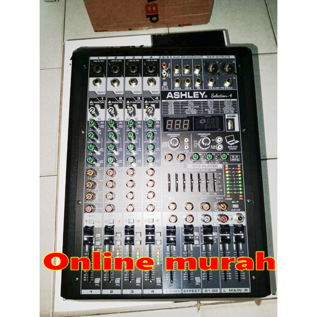 mixer ashley selection 4 ORYGINAL 4 channel ashley selection4