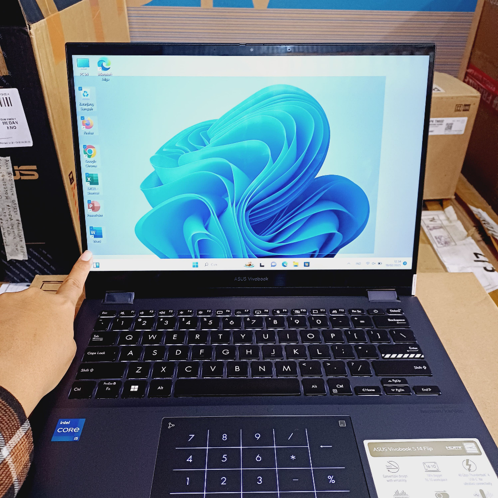 Asus Vivobook S 14 FLIP TP34002Z / 2 In 1 / TOUCHSCREEN / i5-12500H / GEN 12TH / Ram 8Gb / SSD 512GB